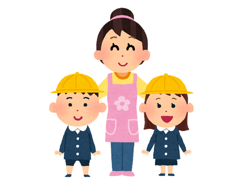 先生と園児